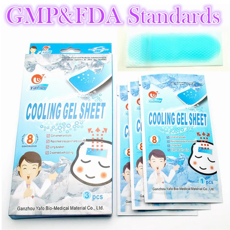 15pcs Medical Grade Hydrogel Multifunctional Forehead Cooling Patch of Fever Reducing Gel For Children&ampAdult |