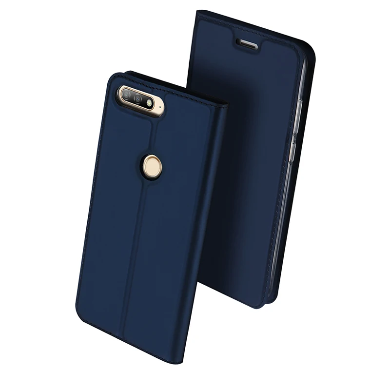 Huawei honor 7a pro чехол DUX DUCIS Роскошный кожа книжка на Honor Бумажник подставка телефон