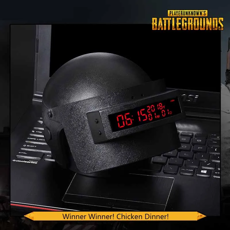 Модель шлема PUBG Level 3 игрушечный будильник с календарем BG BGM светодиодный ящик для