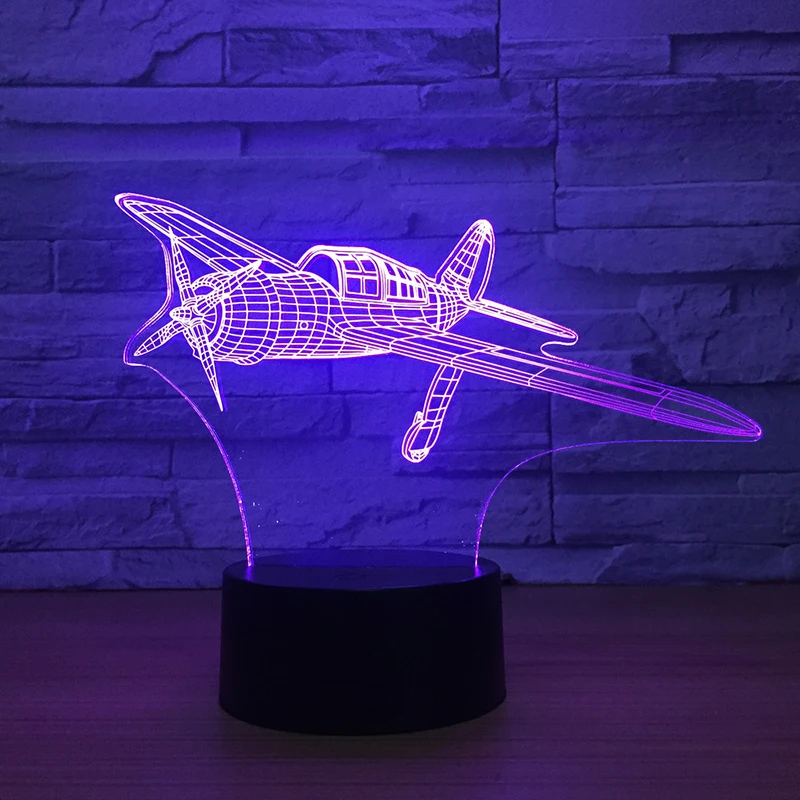 Lumipwell пульт дистанционного управления Воздушный самолет 3D свет LED настольная