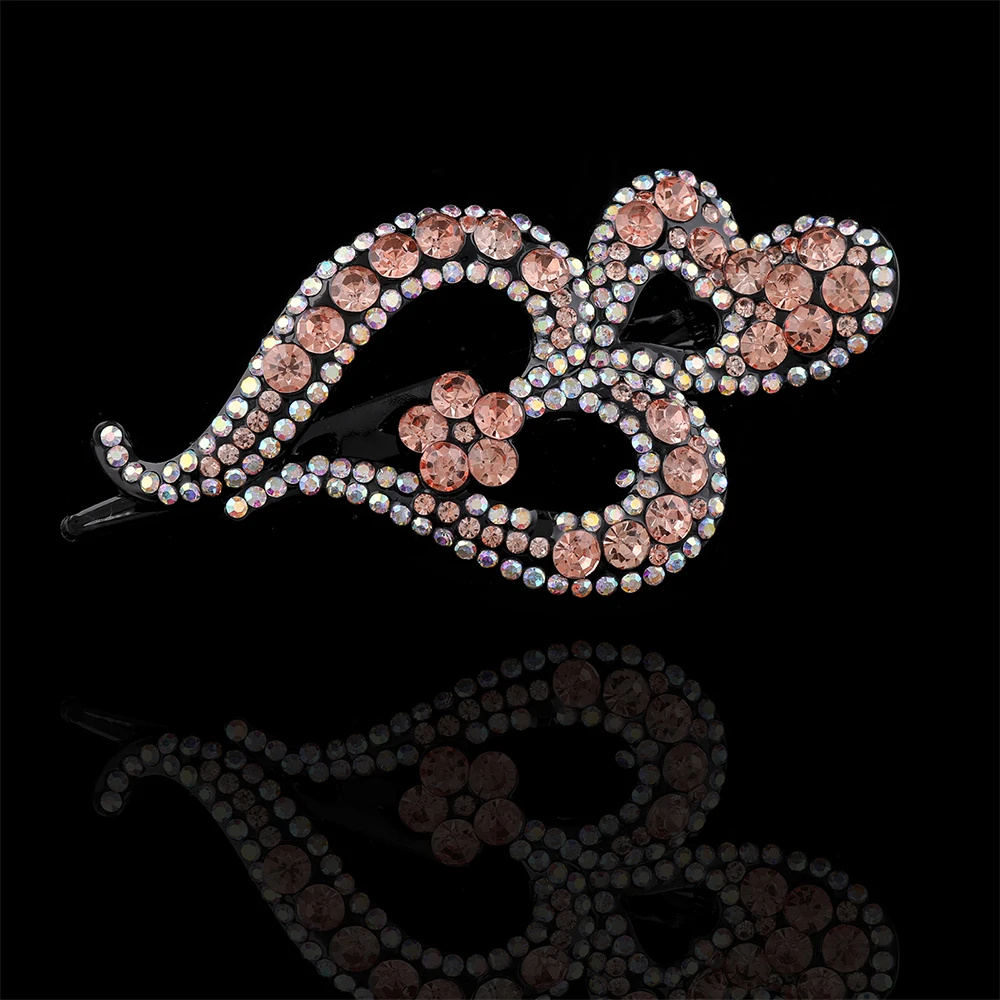 Новинка 2022 стразы Haimeikang заколки для волос с цветами аксессуары женщин и девочек