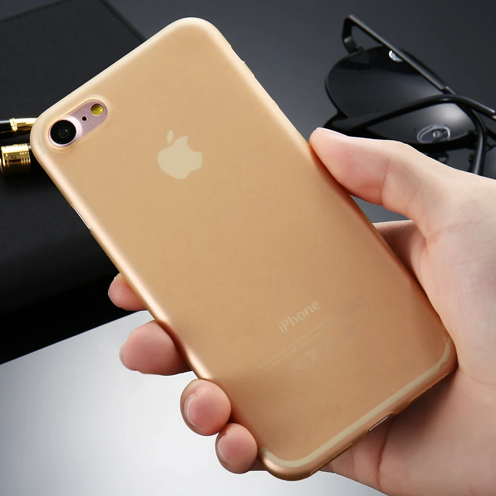KISSCASE чехол для телефона Apple iPhone 7 8 Plus ультра тонкие матовые ПК Чехлы X 5 5S SE 6 6s |