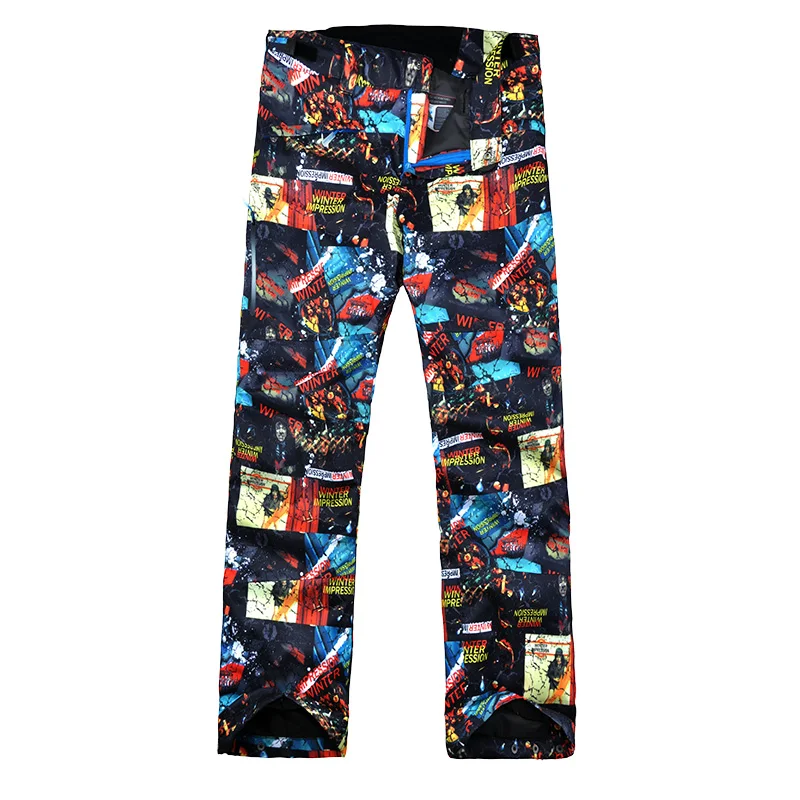 

Free Shipping Men's Winter Ski Outdoor Waterproof Windrpoof Ski Suit Set Skiing Snowboarding Jacket And Pants Ski Set Men