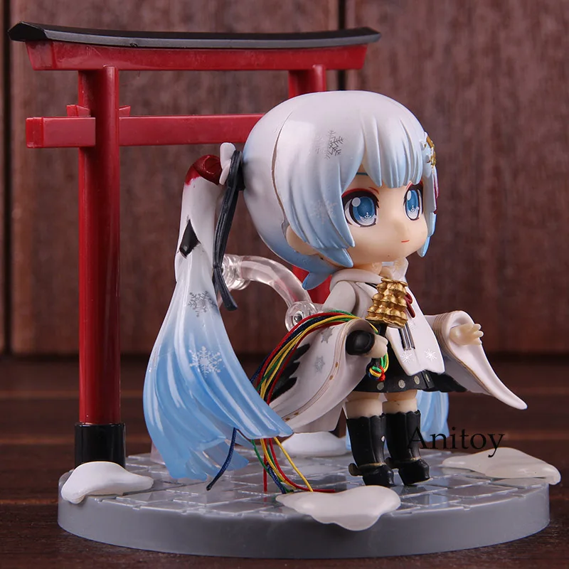 Nendoroid 850 Снег Мику кран жрица версия Редкие Хацунэ Мику ПВХ фигурка Коллекционная модель игрушки