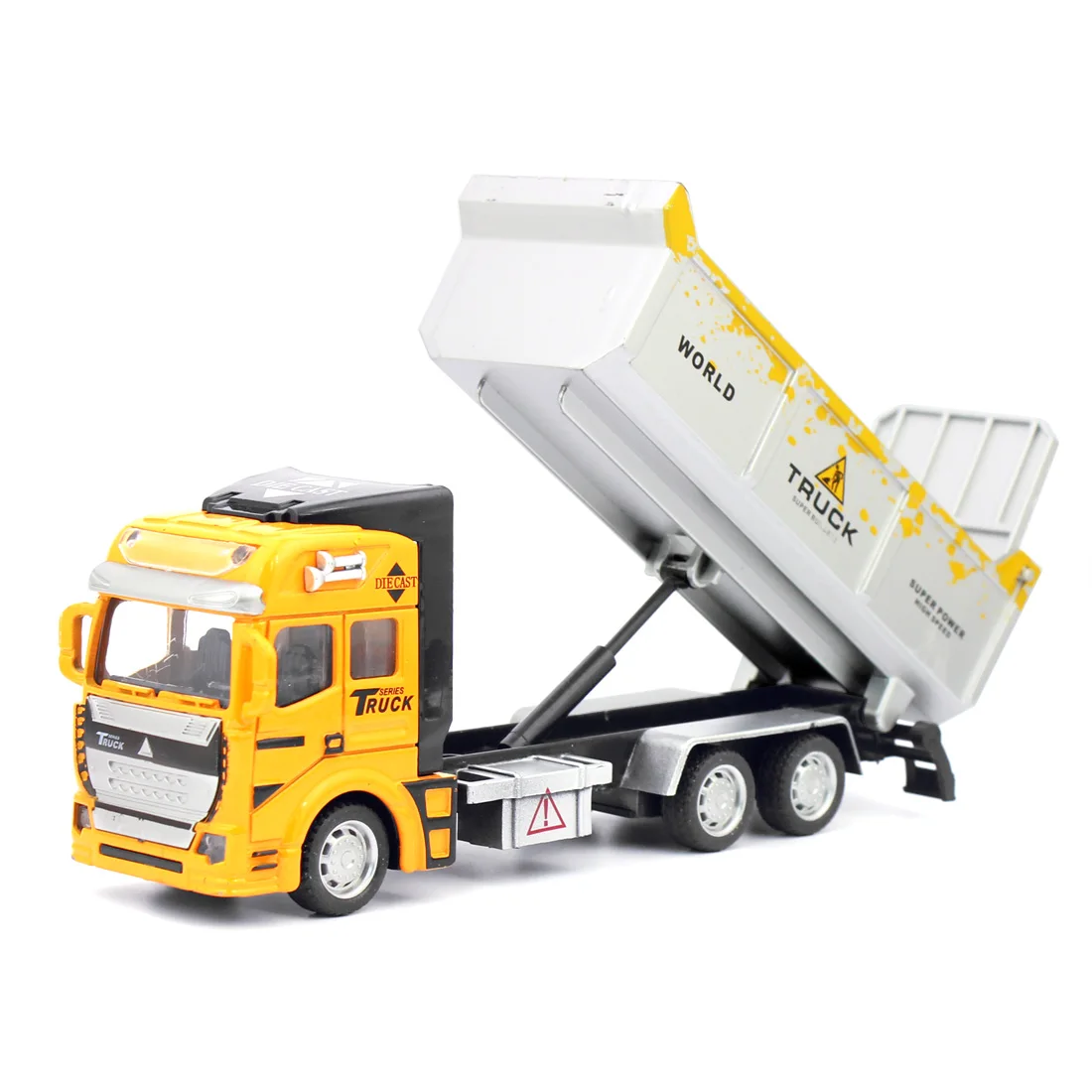 

1:48 Alloy Pull Back Engineer Truck Childrens Kids Educational Engineering Dump Truck Simulation Toy Car Gift 22*10*6.5cm