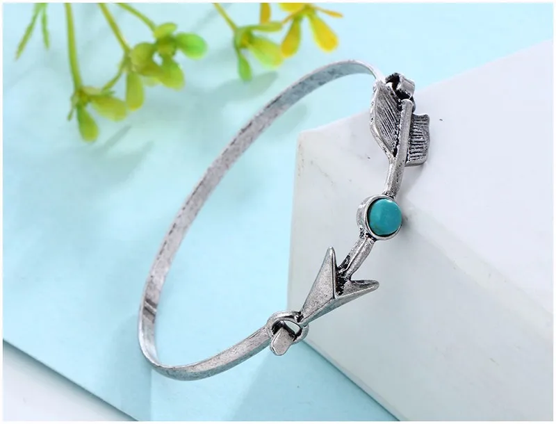 Женский богемный Браслет OMGALA этнический винтажный Открытый браслет со стрелками