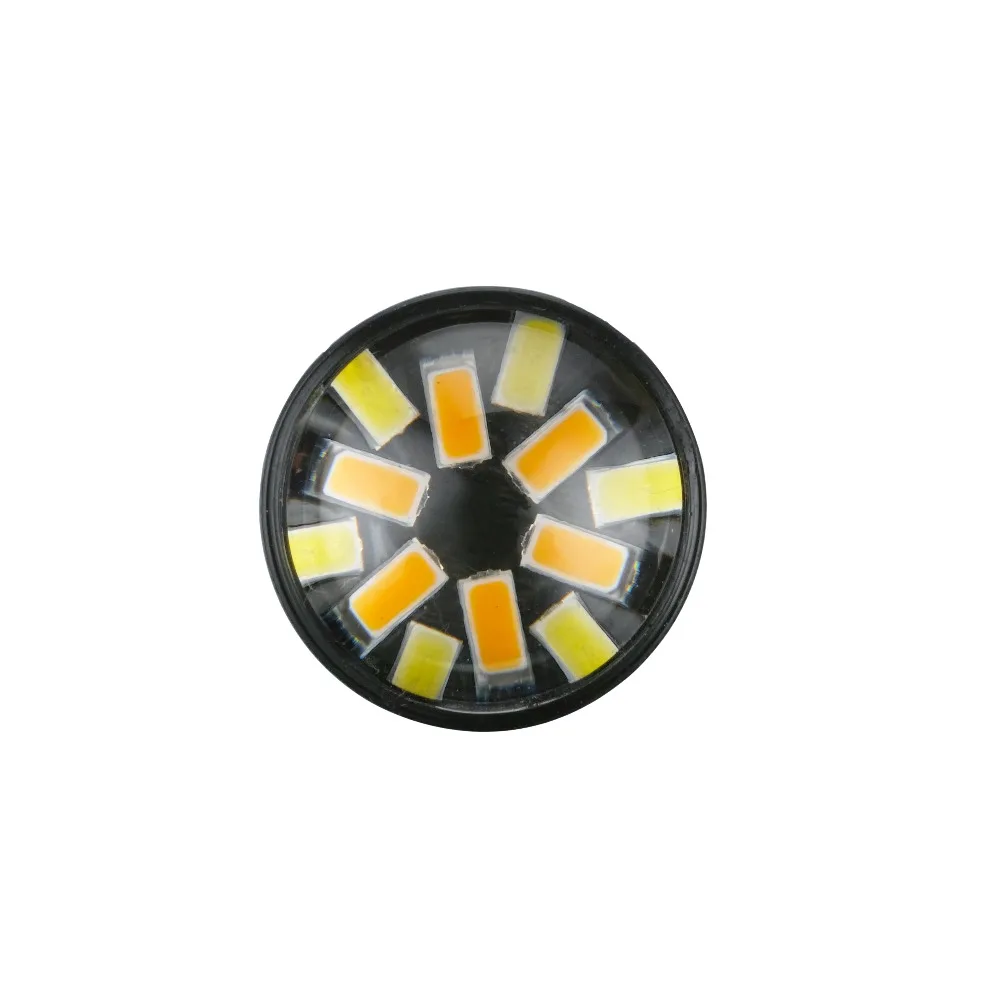 Светодиодные лампы JIACHI 100 x T20 7443 переключатель 3014 120smd двухцветные белые желтые