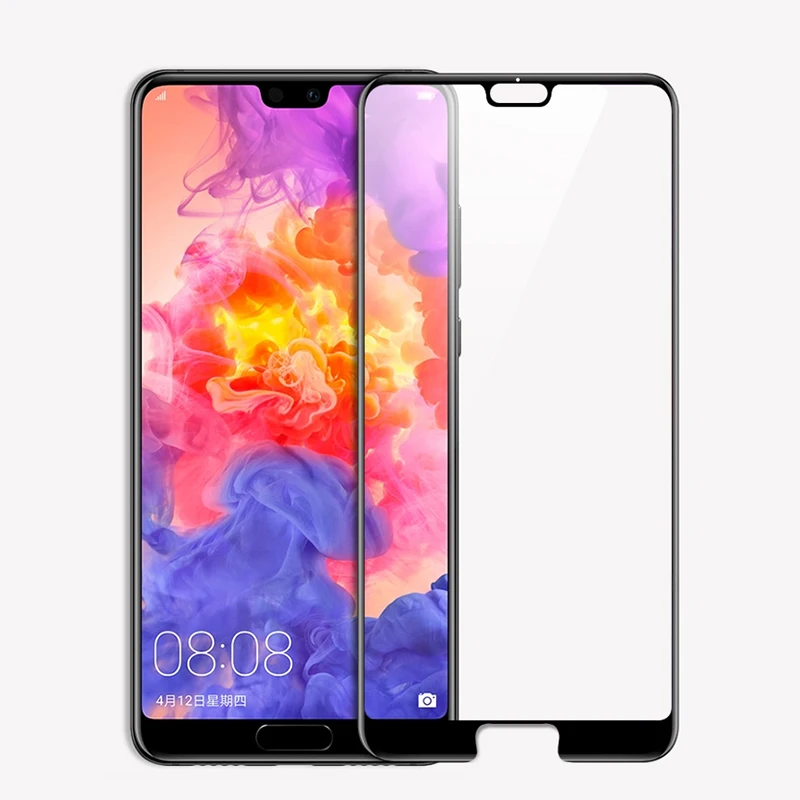 Закаленное Стекло Экран протектор для huawei P20/P20 PRO/P20 LITE Черный Цвет | Мобильные