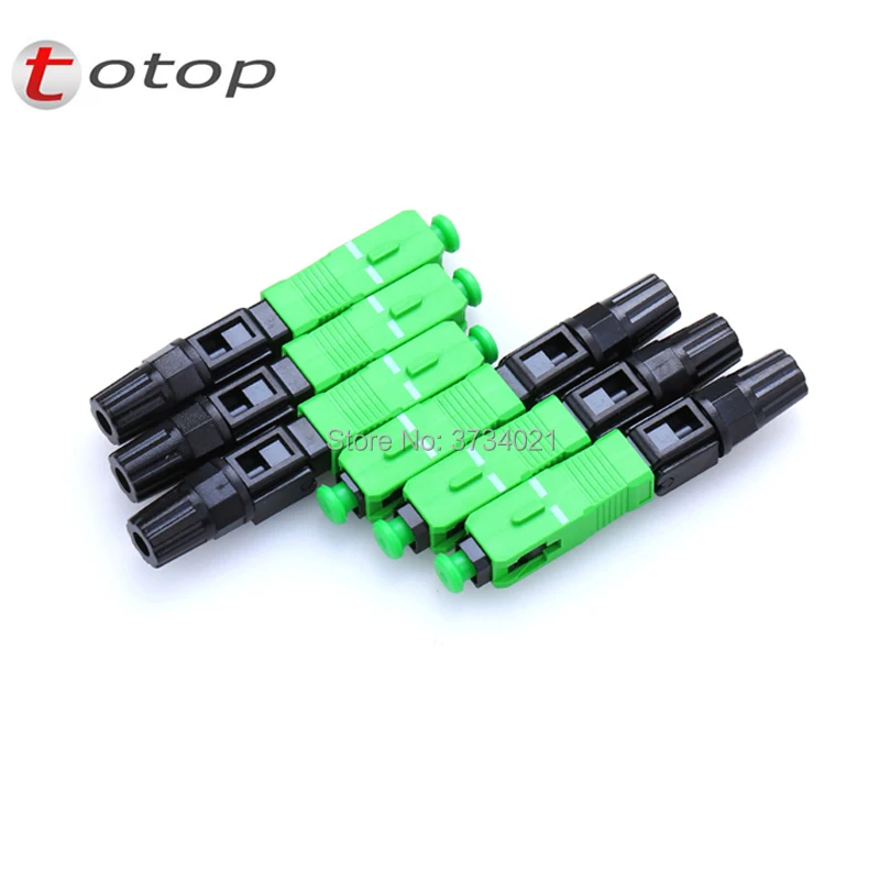 Free Shipping 50PCS/lot SC APC Optical fiber connector FTTH Tool Cold Connector High Quality SC/APC fast | Мобильные телефоны и