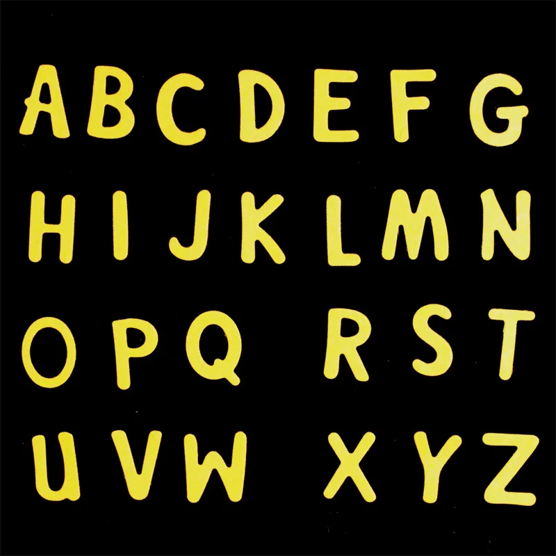 YPP ремесло Алфавит буквенный Набор металлические режущие штампы трафареты для DIY