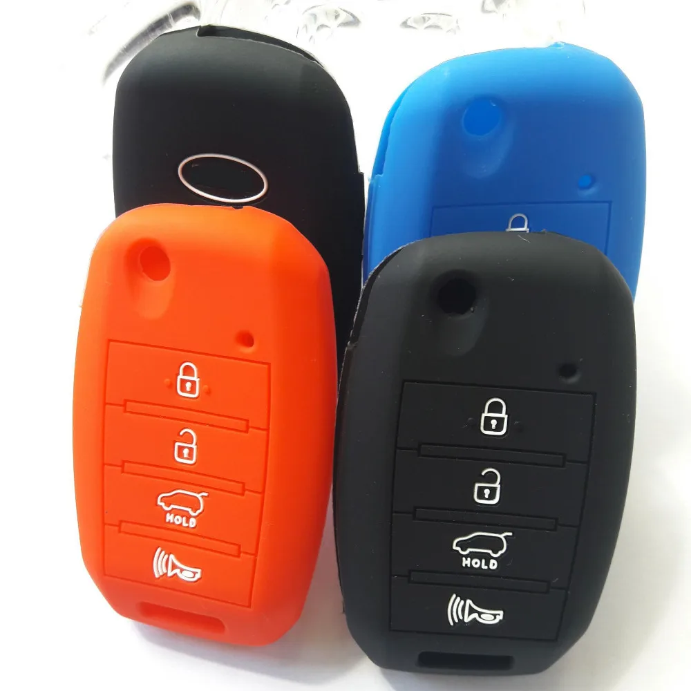 Защитный чехол для ключа Брелока Для kia Sorento Optima Rio Soul Forte Carens Sportage силиконовый флип