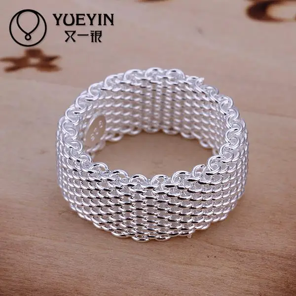 Полые Оптовые посеребренные свадебные кольца для женщин обручальные ювелирные