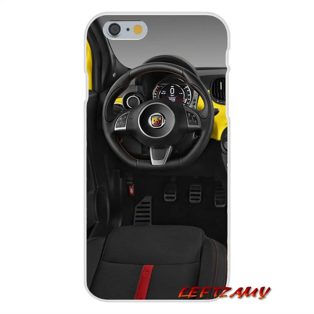 Для iPhone X 4 4S 5 5S 5C SE 6 S 7 8 плюс аксессуары телефон чехлы супер автомобилей abarth