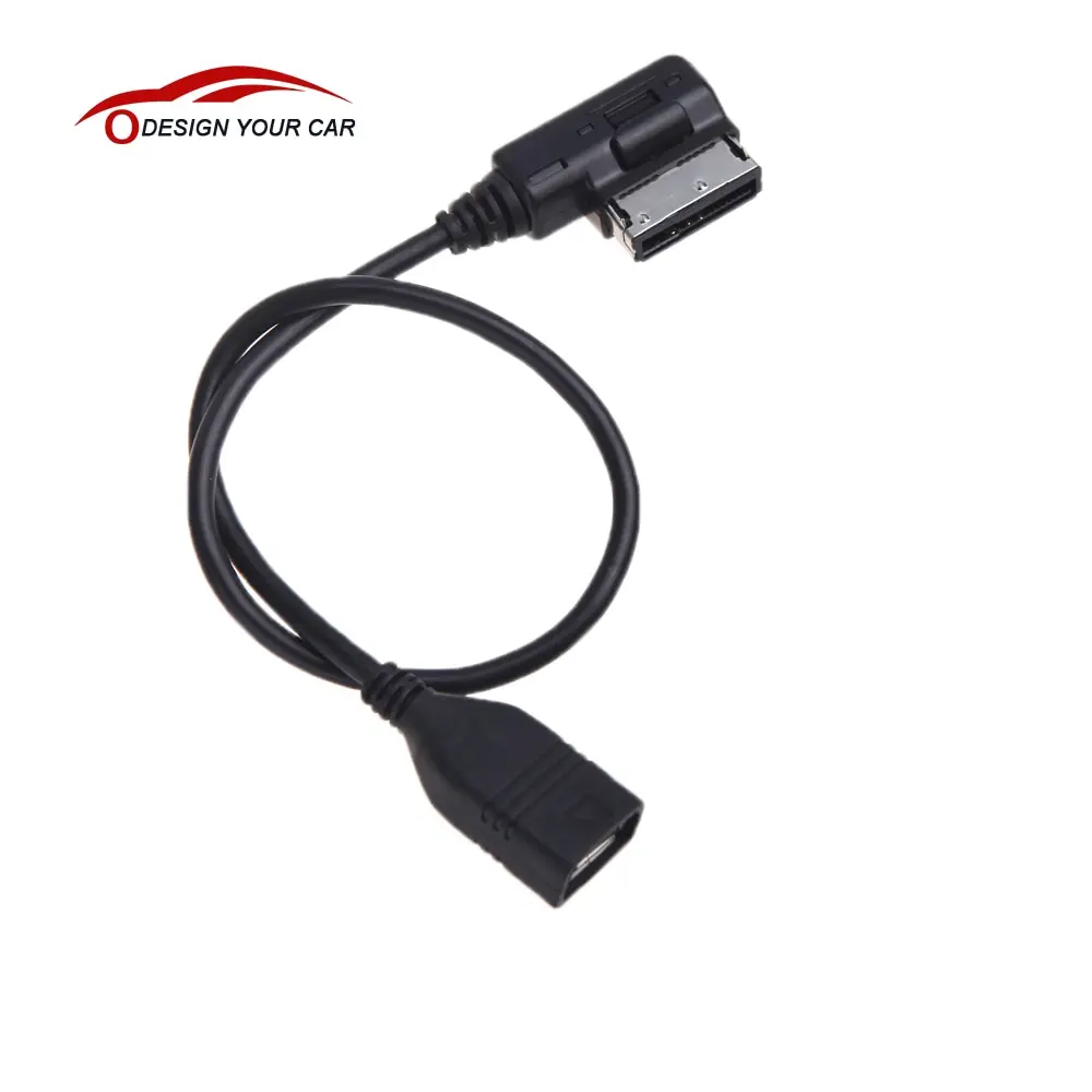 

Автомобильный аудио кабель AMI MMI к USB, автомобильный музыкальный интерфейс, адаптер для Audi A3 A4 A5 A6 A8 Q5 Q7 Q8