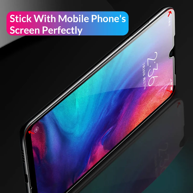 [2 шт. в упаковке] закаленное стекло TOPK для Xiao mi Red Note 7 Pro A1 8 Lite SE 4X 6X Pocophon F1 полное