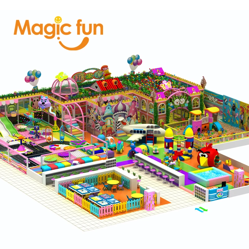 Фото MAGICFUN Тобоган пластиковый детский игровой площадка из Барселоны для детей №3