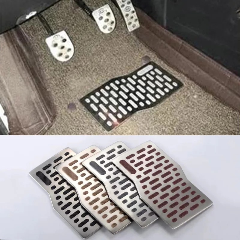 Автомобильные наклейки коврики коврик автомобильная алюминиевая пластина