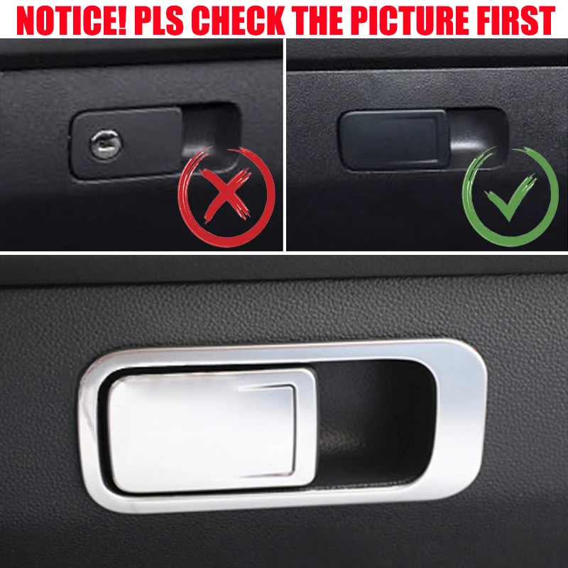 AX хромированная внутренняя коробка для хранения перчаток с ручкой крышка