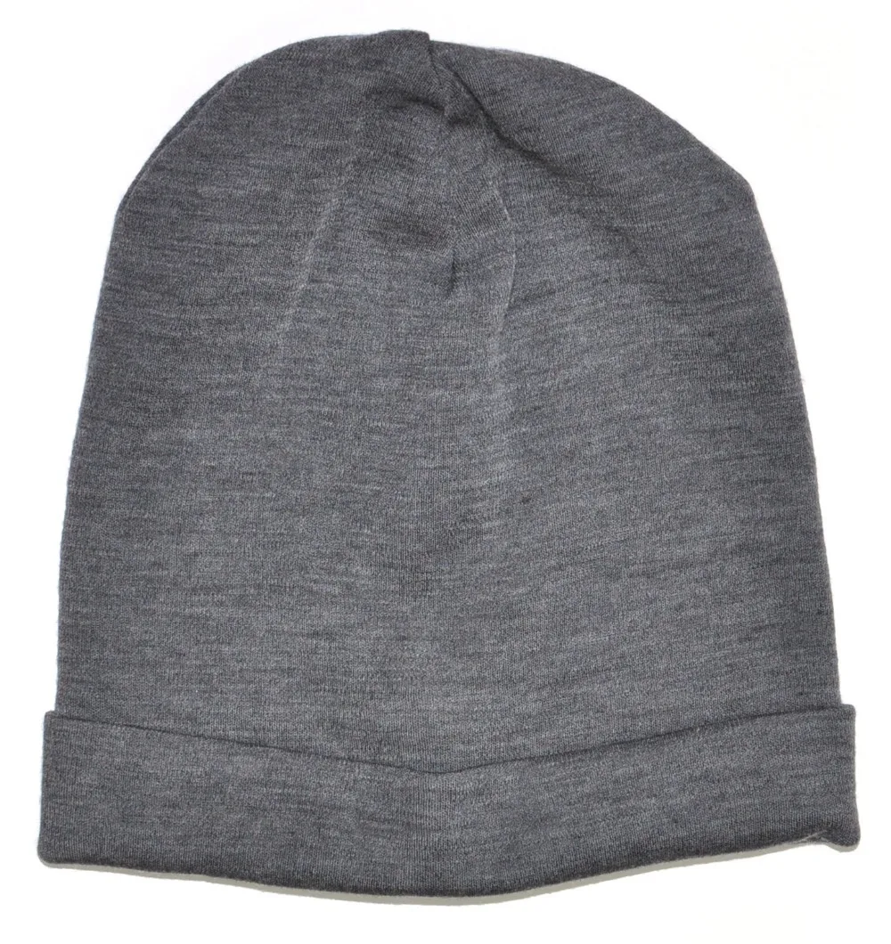Мужская и женская шапка из супер тонкой мериносовой шерсти, двусторонняя шапка для тренировок, бега, зимняя шапка из флиса, вязаная спортивная теплая удобная шапка