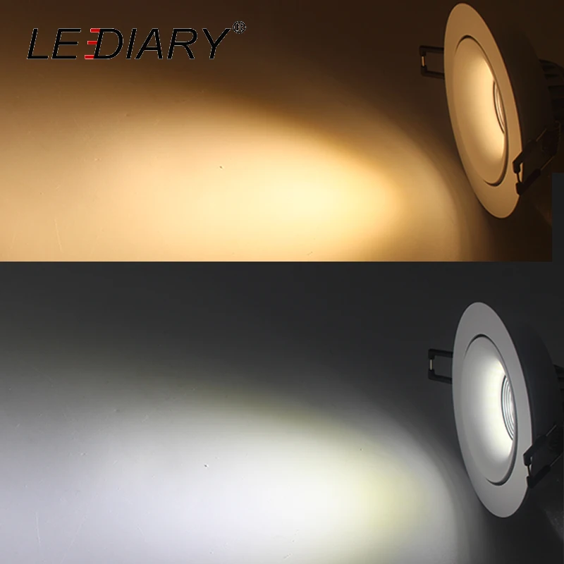 ZMISHIBO Round Double Rings LED Downlights Ceiling Fitting Base MR16 GU10 85-265V 90mm Cut Hole Beam Rotatable Indoor Lighting | Лампы и