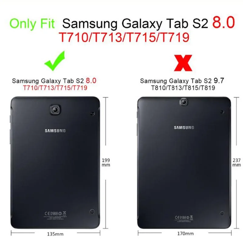 9H закаленное стекло для защиты экрана Samsung Galaxy Tab S2 8 0 дюймов T710 T713 T715 T719
