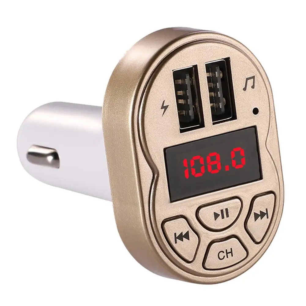 Автомобильный MP3-плеер fm-передатчик двойной USB Автомобильное зарядное устройство