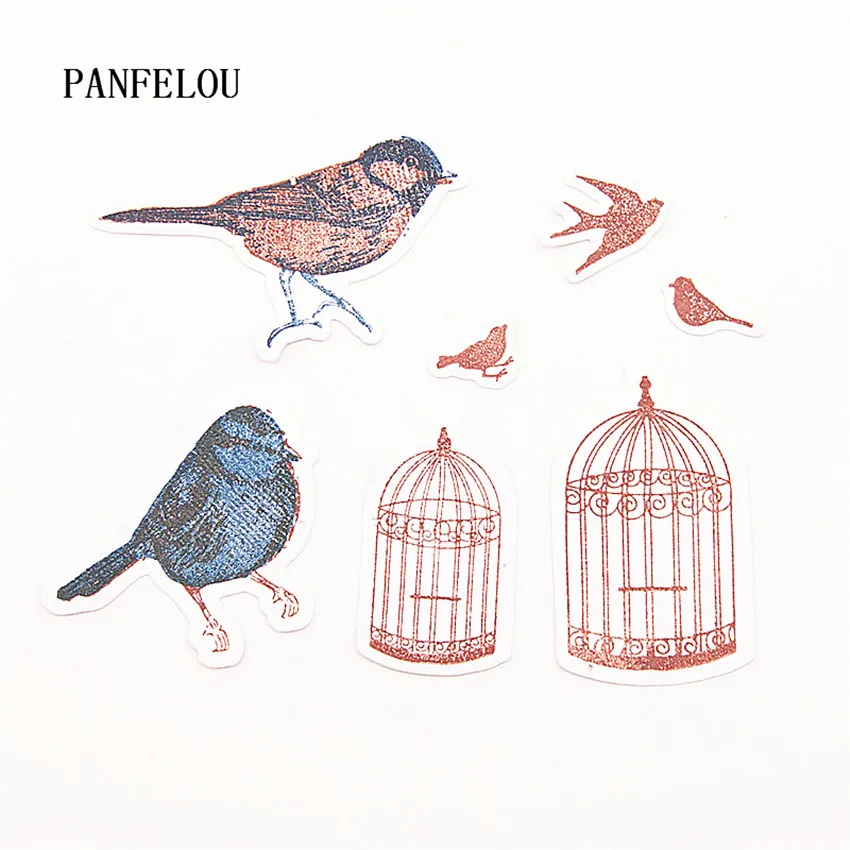 Прозрачный силиконовый штамп PANFELOU для самостоятельного