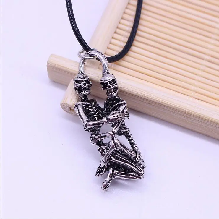 Новинка подвеска для влюбленных хит новинка бесконечность Череп Тибет модная
