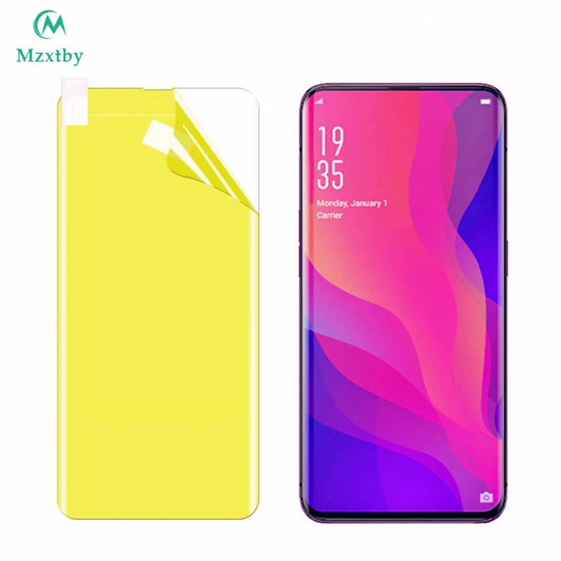 ТПУ Hydrogel защита для переднего экрана OPPO R11S R17 Plus R15 A83 A1 A3 Find X A5 A71 Reno защитная пленка