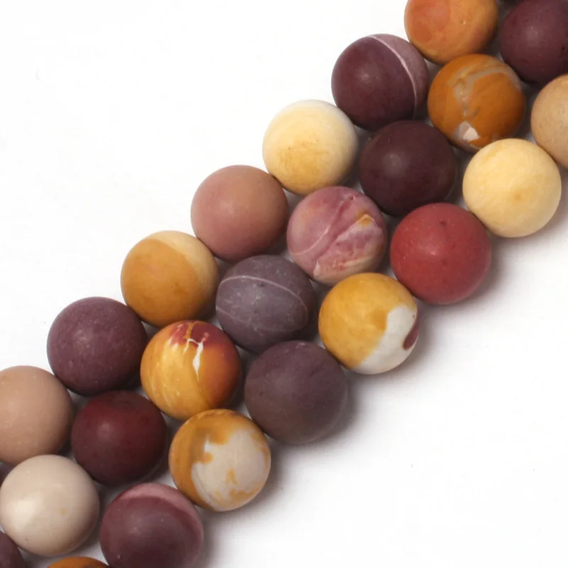 Круглые Гладкие бусины mookaite jaspers из натурального камня DIY Spacer для изготовления