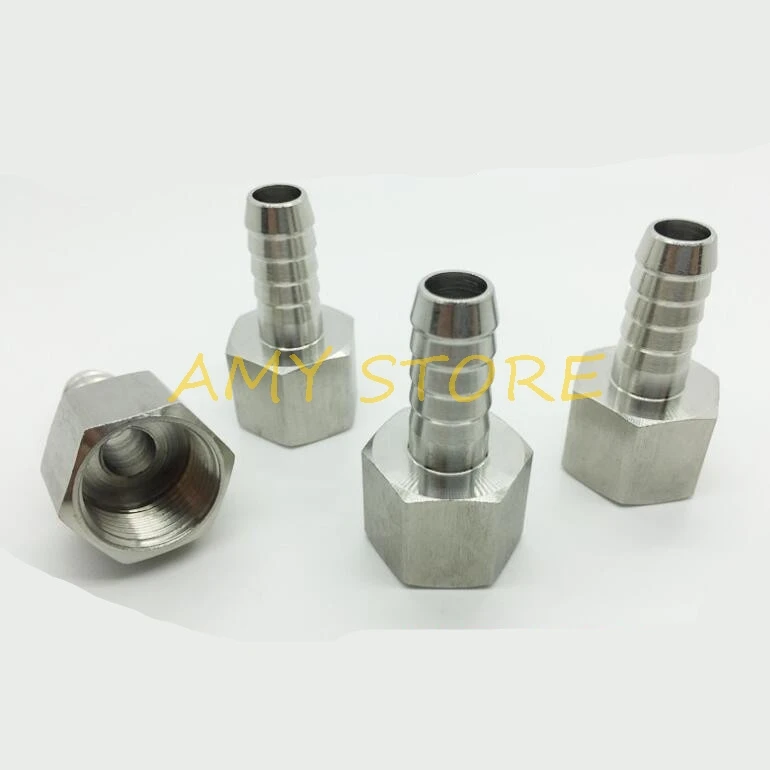 1 шт. SS304 фитинг для труб 1/8 1/4 3/8 1/2 &quotBSP x 6 8 10 12 мм шланг колючий хвост воздушный