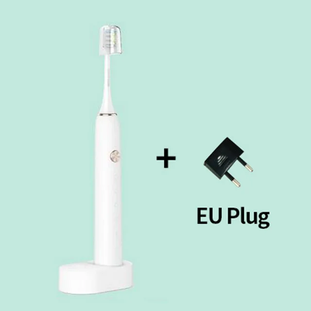 EU white Xiao mi jia зубная щетка Soocare X3 Soocas обновленная электрическая звуковая умная очистка Bluetooth Водонепроницаемая беспроводная зарядка mi Home APP - Цвет: EU white