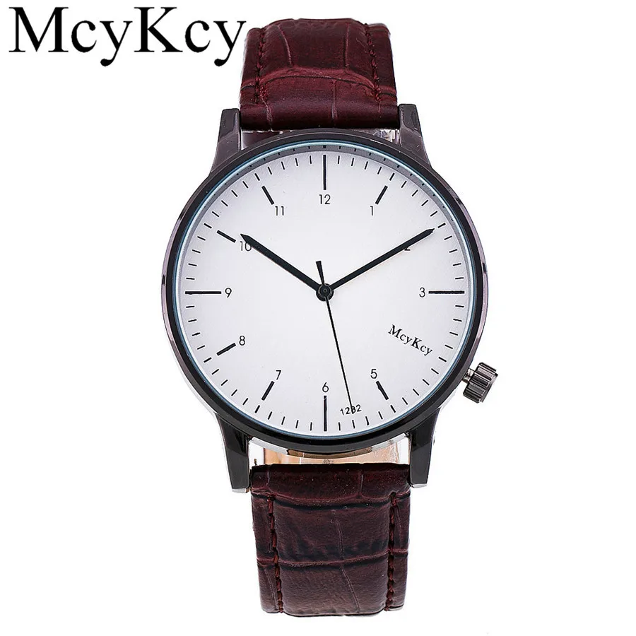 Relojes Лидер продаж ультра-тонкий Mcykcy модные простые часы для пары повседневные