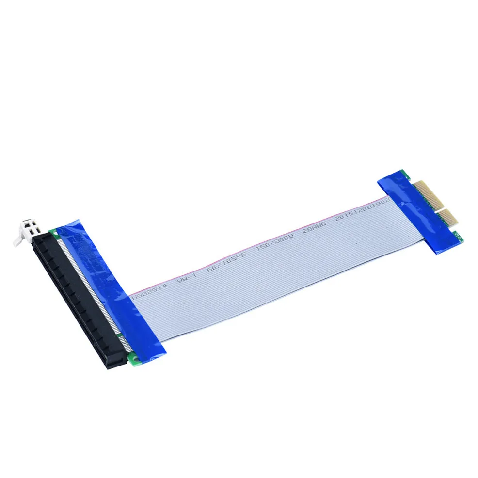 Надежный Удлинительный кабель PCI-E Express Прямая поставка гибкая лента 4-16x
