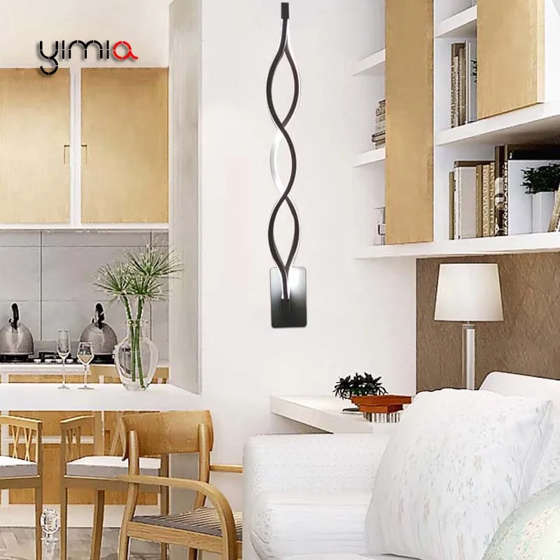 YIMIA 16W 20W LED Wall Lamps Indoor Modern IP44 Outdoor Courtyard Aisle Balcony Bedroom Light Nordic Hotel Project | Освещение