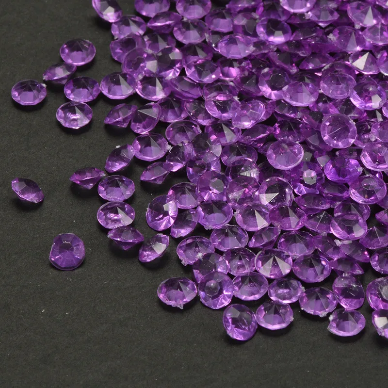 1000 шт. декоративные акриловые кристаллы с конфетти|clarity| |