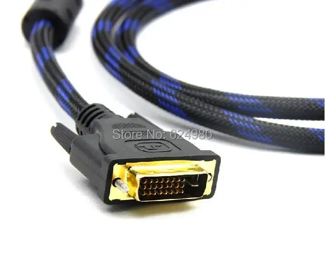 Oringal качество 3 м 10фт позолоченный HDMI кабель переходник DVI 24 + 1 переключатель сигнала монитора в конвертер|dvi to