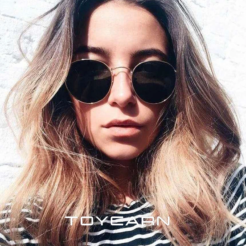 Женские и мужские круглые солнцезащитные очки oculos de sol UV400 дизайнерские винтажные