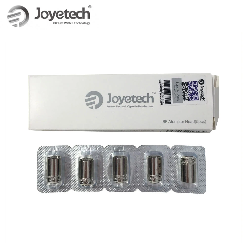 

10pcs Original Joyetech BF SS316 Atomizer Head 0.5ohm/0.6 ohm/1.0ohm Replacement for CUBIS/EGO AIO Coil/Cuboid Mini Atomizer