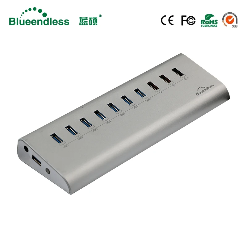 Алюминиевый высокоскоростной Разветвитель USB 3 0/Type C металлический хаб