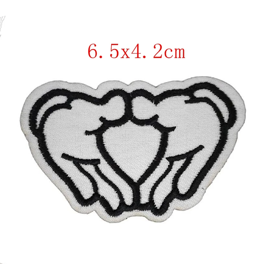1 шт. наклейка с надписью LOVE HEART HAND|iron on patches|iron onpatch iron |
