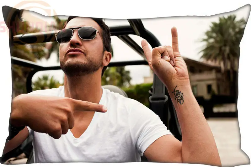 Luke Bryan Rectangle Pillowcases Hot Sale Best Nice Pillow Cover Home Textiles Decorative Pillowcase Custom | Дом и сад