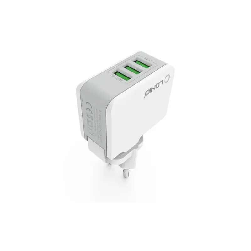 LDNIO A3303 5V 3.4A 3 портовый usb адаптер для зарядки и путешествий портативное зарядное