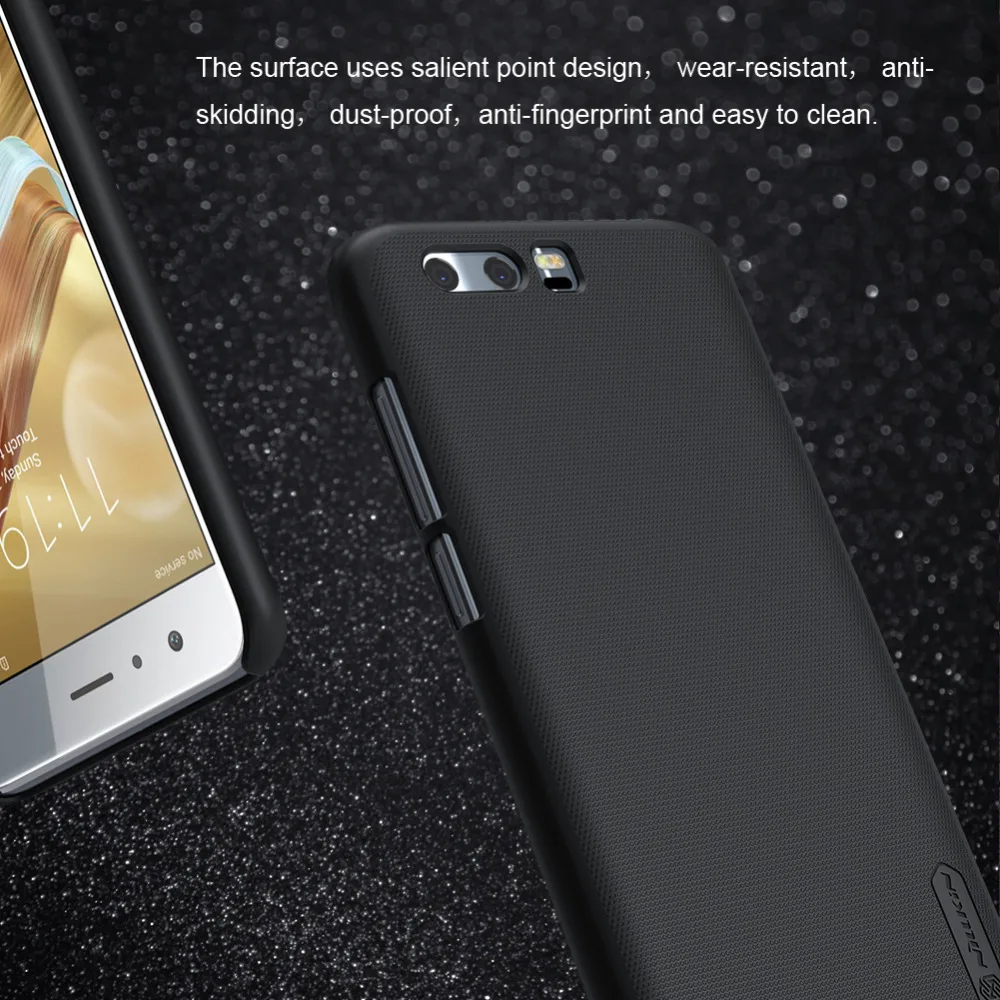 NILLKIN Оригинальный ПК Жесткий телефон чехол для Huawei Honor 9 матовый черный Экран