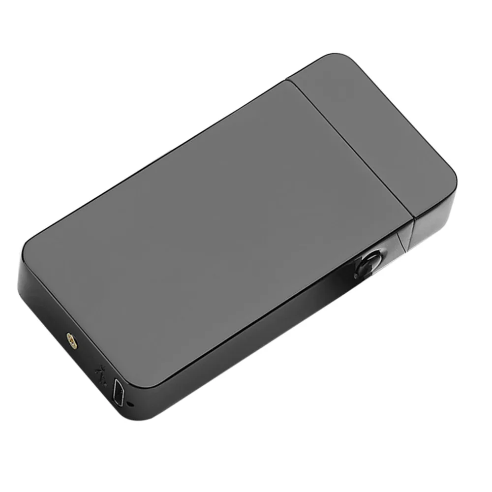 USB электрическая двойная дуга металлическая беспламенная факел перезаряжаемая