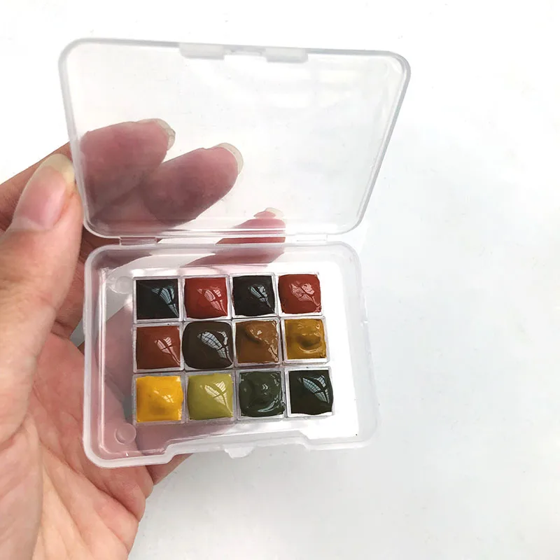 Hb земляной цвет 12 Holbein коричневый старинные красители воды Sub Pack диск 0 5 мл 1