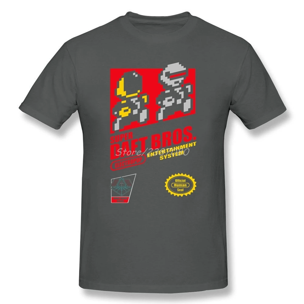 Футболка Super DaftBros DaftPunk хлопковые футболки с коротким рукавом хипстерские для