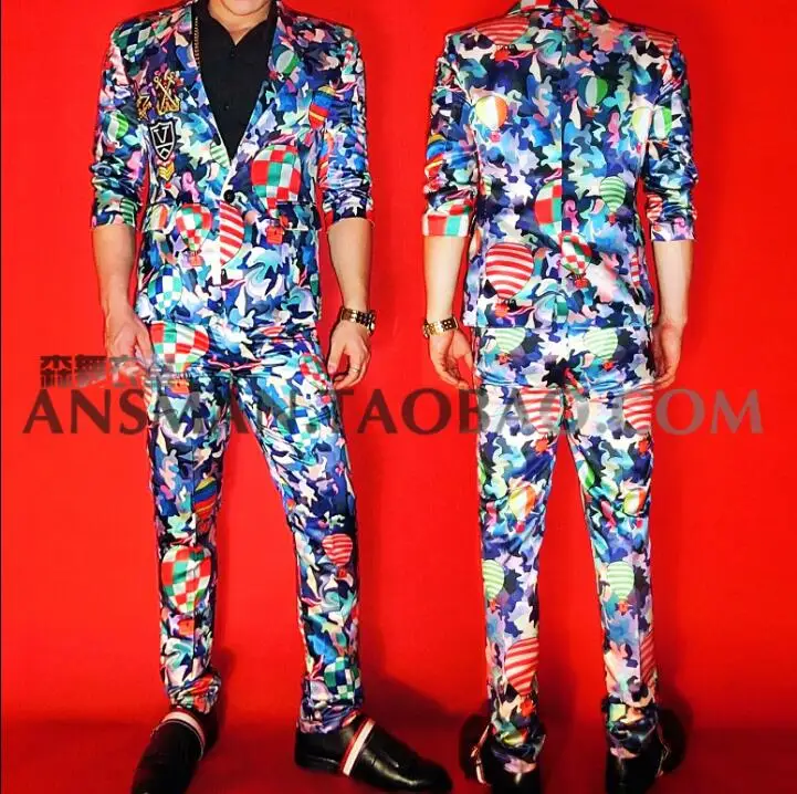 

Новые hombres ropa slim Элитный цвет Камуфляжный значок купальник chaquetas hombre cantante трайес клуб estilista de pelo