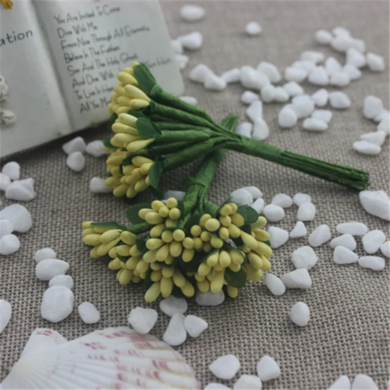 DIY новая Корейская розовая Звезда Спайк цветок розетка моделирование маленький Ягодный букет свадебные украшения 12 шт