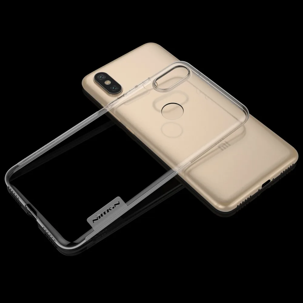 Nillkin супер тонкий природа прозрачный чехлы Телефон для Xiaomi Mi 6X чехол случае |